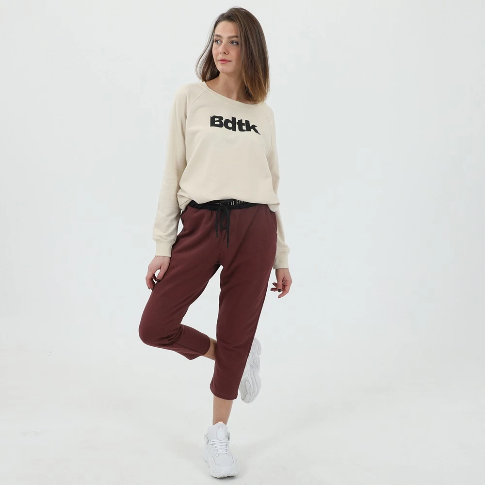 Γυναικείο παντελόνι φόρμας BODYTALK KEEPITREALW 7/8 μπορντό 4 Γυναικείο παντελόνι φόρμας BODYTALK KEEPITREALW 7/8 μπορντό - Image 4