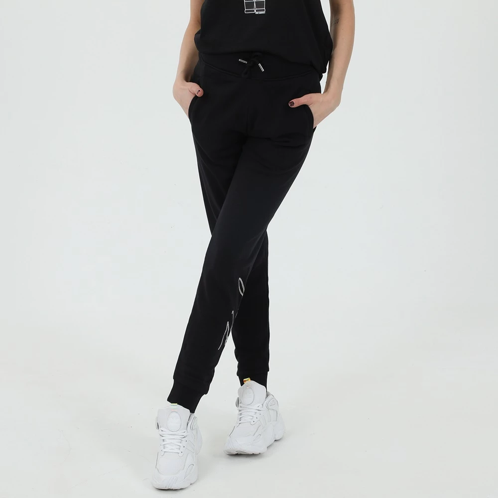 Γυναικείο παντελόνι φόρμας KARL LAGERFELD 216W1052 Sweatpants W/Logo μαύρο 1 Γυναικείο παντελόνι φόρμας KARL LAGERFELD 216W1052 Sweatpants W/Logo μαύρο